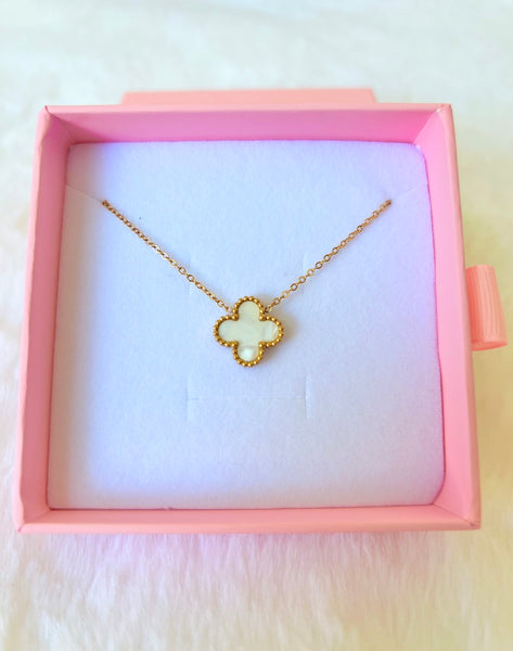 White Clover Necklace