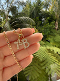 Little Icy Cross & Initial