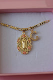 Icy La Rosa de Guadalupe & Initial (Pink)