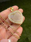 Pink Fancy Heart Necklace