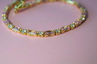 Pink Baguette Bracelet