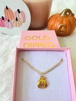 Gold Pumpkin (Figaro Chain)