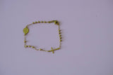 Dainty Rosary Style Mother Mary Bracelet