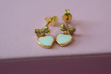 Dainty Bow & Heart Studs