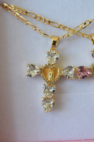 Heart Mary Cross In 2 Colors