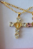Heart Mary Cross In 2 Colors