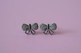 Silver Butterfly Studs
