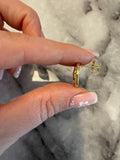 Round Diamond Nugget Earrings