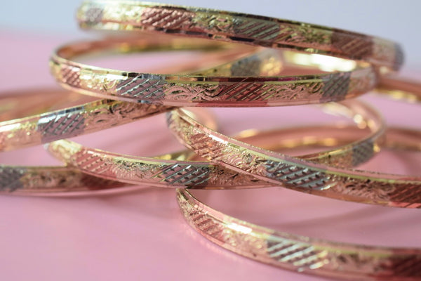 Sydney Tricolor 7 Bangle Set