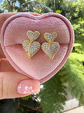 Double Heart Earrings