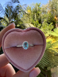 Oval Aqua Ring