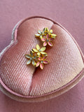 Flower Bouquet Studs (yellow, pink, white)