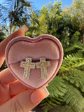 Angie's Cross Studs