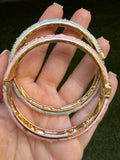 Butterfly Enamel Bangle (pink or blue)