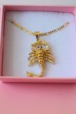 Gold Scorpion Necklace