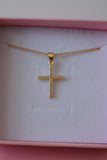 Classic Diamond Cross (Rolo Chain)
