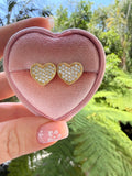 Cassie Heart Studs