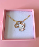 Soft Pink Kitty With Initial