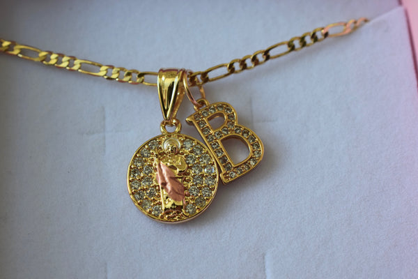 Icy Round Saint Jude & Initial