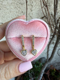 Heart Drop Earrings
