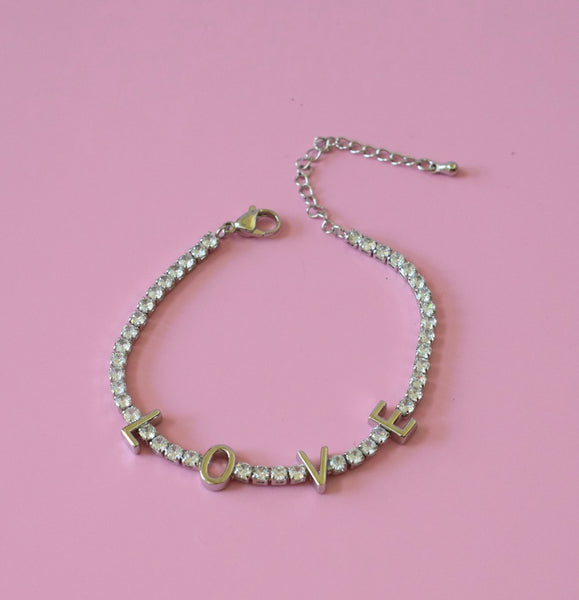 Love Tennis Bracelet