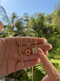 Spinning Honolulu Flower (Figaro Chain)