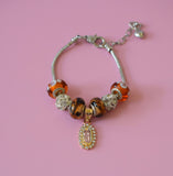 Icy Dainty Mary Charm Bracelet