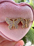 Wendy Butterfly Studs (Pink)
