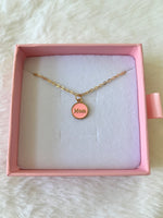 Pink Mom Necklace