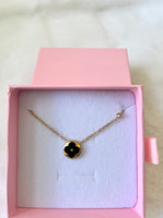 Black Blossom Necklace