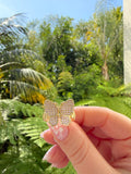 Diamond Butterfly Ring (Pink)