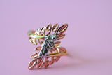 Leaf Design Saint Jude Ring