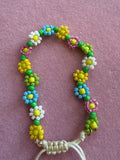 Beaded Flower Bracelet