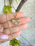 Triple Heart Necklace