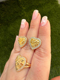 2 Piece Diamond Nugget Set- Package Deal