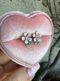 Delilah Flower Studs (Lilac)