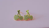 Dainty Cherry Studs