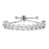 Adjustable Marquise Bracelet (silver)