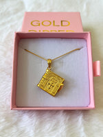 Bible Necklace (Rolo Chain)