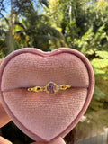 Vintage Style Oval Purple Ring