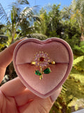 Pink Flower Ring
