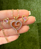 Pink Open Heart Set (Package Deal)
