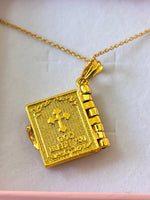 Bible Necklace (Rolo Chain)