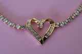 Baguette Heart Bracelet
