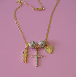 Diamond Charm Necklace