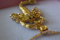 Gold Scorpion Necklace