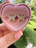 Wendy Butterfly Studs (Pink)