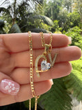 Victoria Heart & Initial