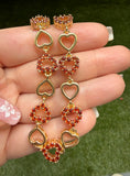 Bling Heart Bracelet (Red)