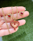 Red Open Heart Set (Package Deal)